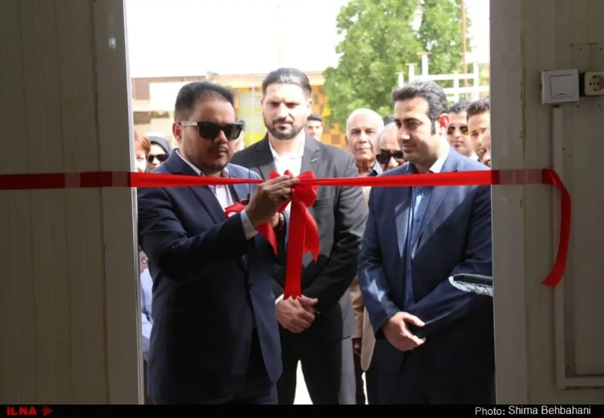 گزارش تصویری آیین افتتاح خانه دارت و فوتبال روی میز در آبادان