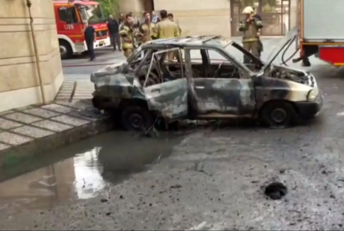 سوختگی ۵۰ درصدی یک مرد در حادثه انفجار خودرو در قلهک تهران