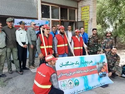 تجهیز دهیاری‌های مناطق پرخطر قزوین به ادوات اطفای حریق