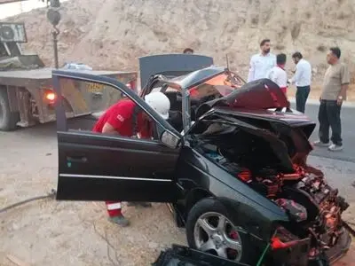 تصادف مرگبار در محور کازرون ـ قائمیه/۳ نفر جان باختند