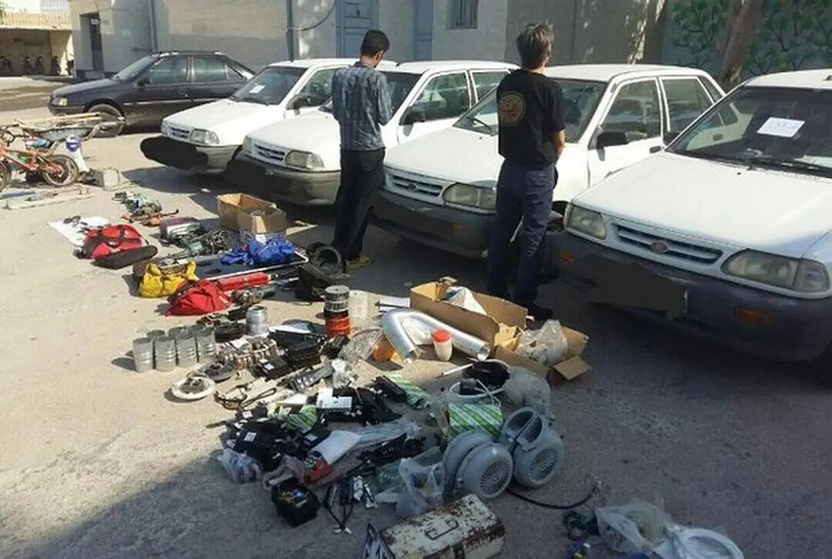 بازداشت سارق رینگ و لاستیک هنگام سرقت