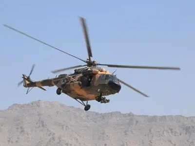 ۲۰ کشته در اثر سقوط یک بالگرد نظامی در افغانستان