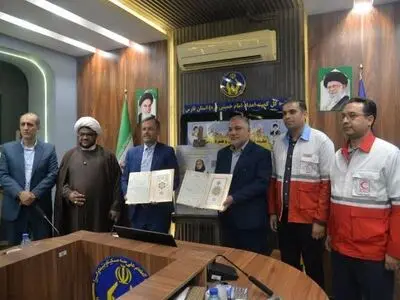 امضای میثاق‌نامه «طرح یاس» میان هلال‌احمر و کمیته امداد فارس