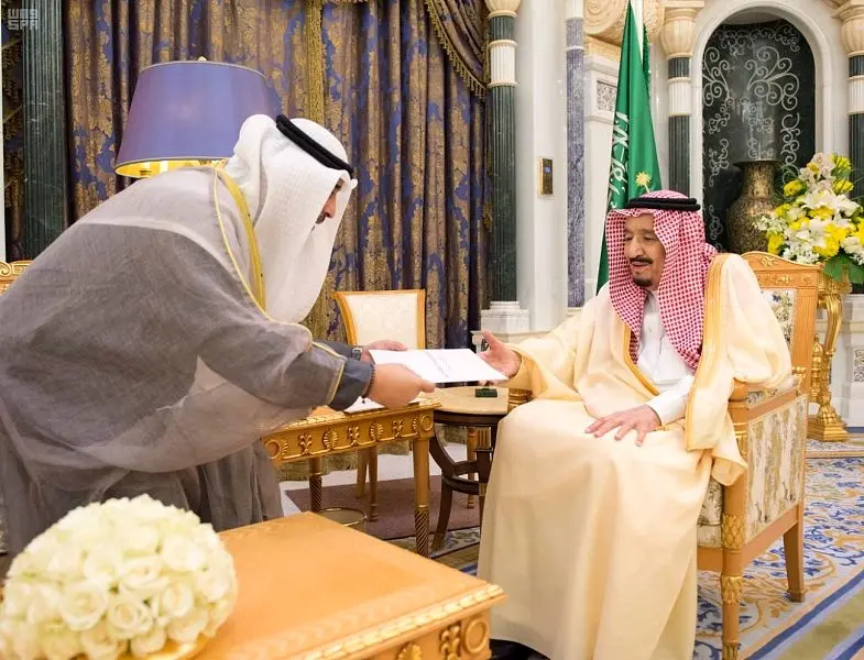 پیام امیر کویت به پادشاه سعودی