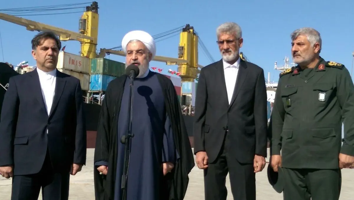 فاز نخست بندر شهید بهشتی چابهار افتتاح شد/ بهره‌برداری از 8.5 میلیون تن عملیات بندری