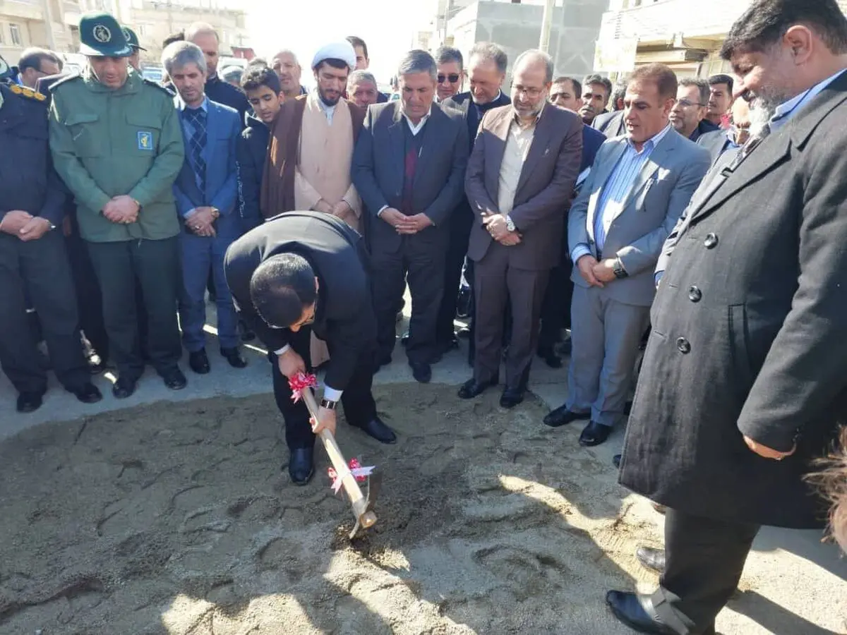سامانه فاضلاب شهری  شهر تکاب کلنگ زنی شد