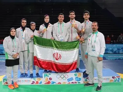 کاروان ایران رکورد مدال آوری در بازی‌های المپیک جوانان را شکست
