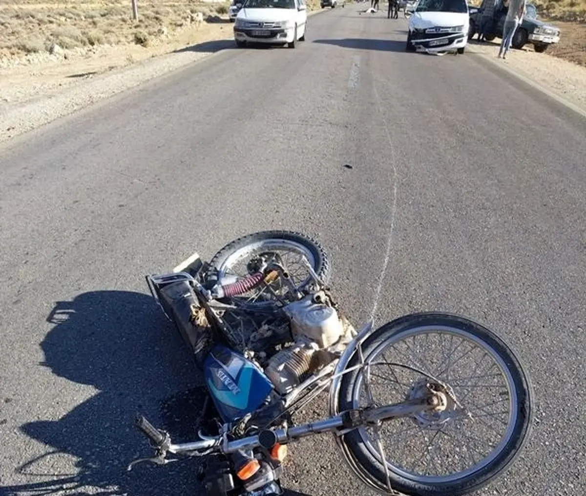 دو کشته و مجروح حاصل برخورد پژو پارس با موتورسیکلت