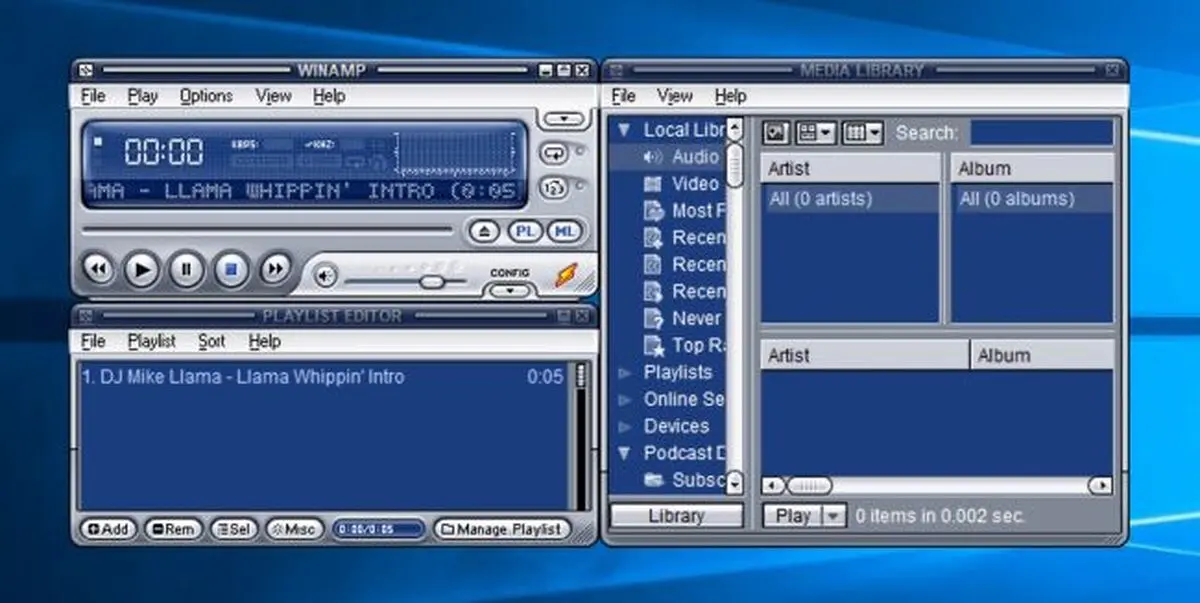 winamp  بار دیگر جان می‌گیرد