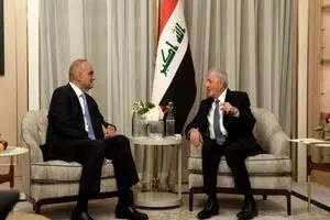 دیدار رئیس‌جمهور عراق ‌‌با نخست‌وزیر اردن 