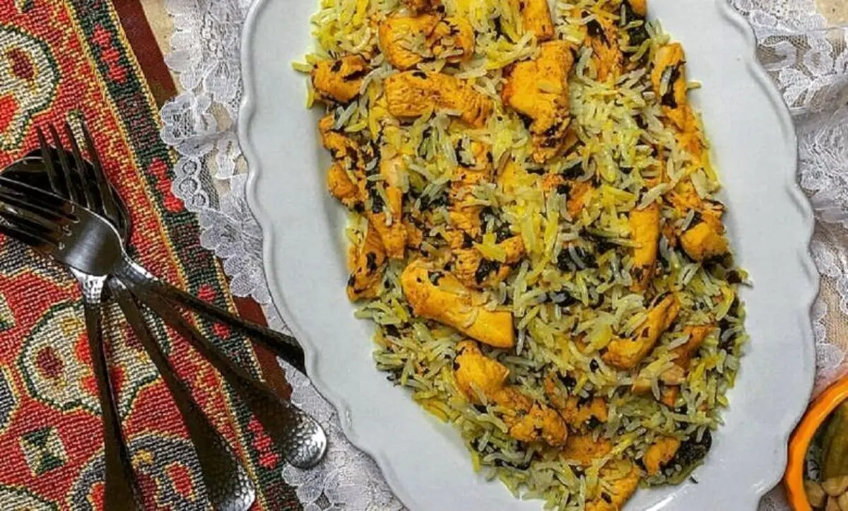 طرز تهیه جعفری پلو