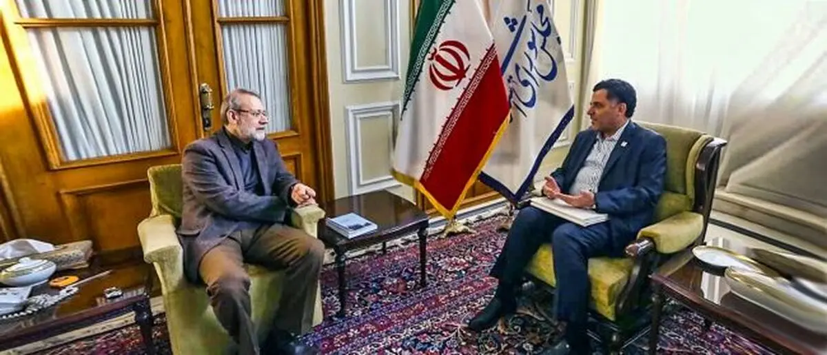 دیدار رئیس جمعیت هلال‌احمر با رئیس مجلس شورای اسلامی