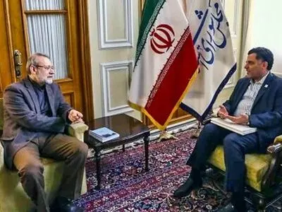 دیدار رئیس جمعیت هلال‌احمر با رئیس مجلس شورای اسلامی