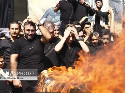 عزاداری روز عاشورا در محله جوادیه تهران