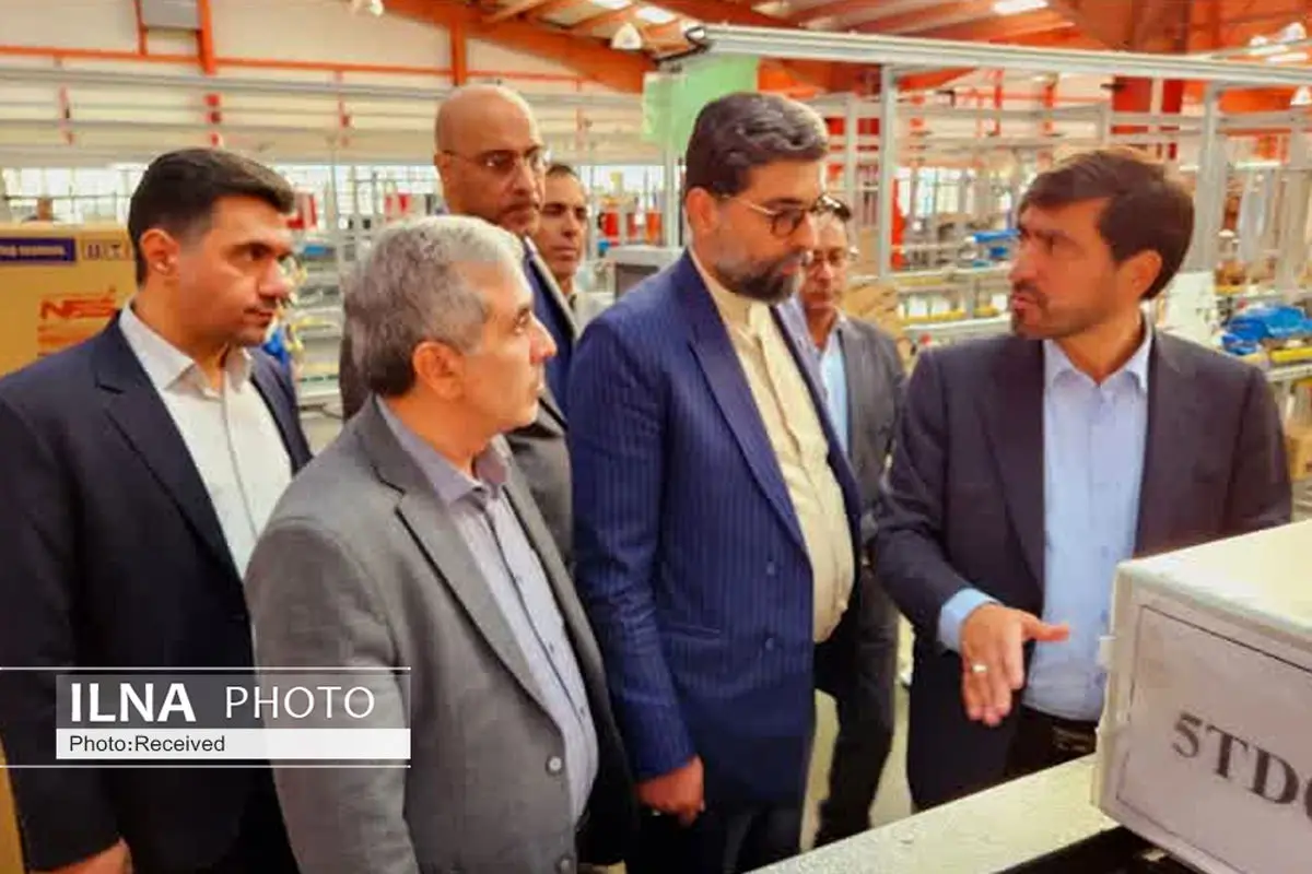 مدیرعامل شهرک‌های صنعتی ایران از واحد صنعتی شهرک کاسپین بازدید کرد