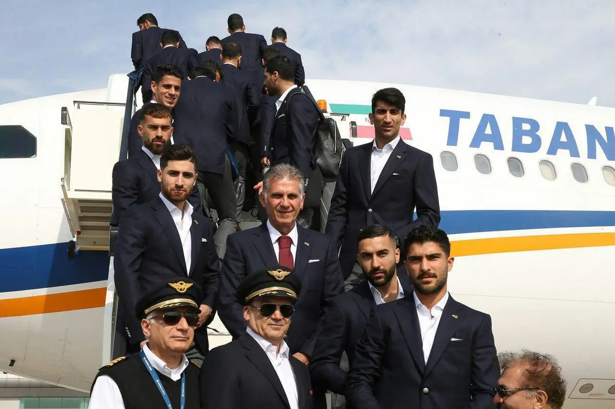 کاروان تیم ملی در ابوظبی (عکس)