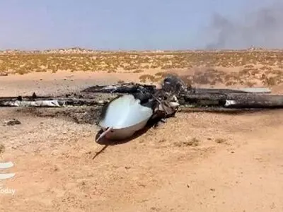 سرنگونی یک پهپاد ترکیه در لیبی