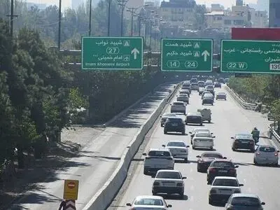 کاهش ترافیک صبحگاهی تهران در آخرین پنجشنبه بهمن ماه