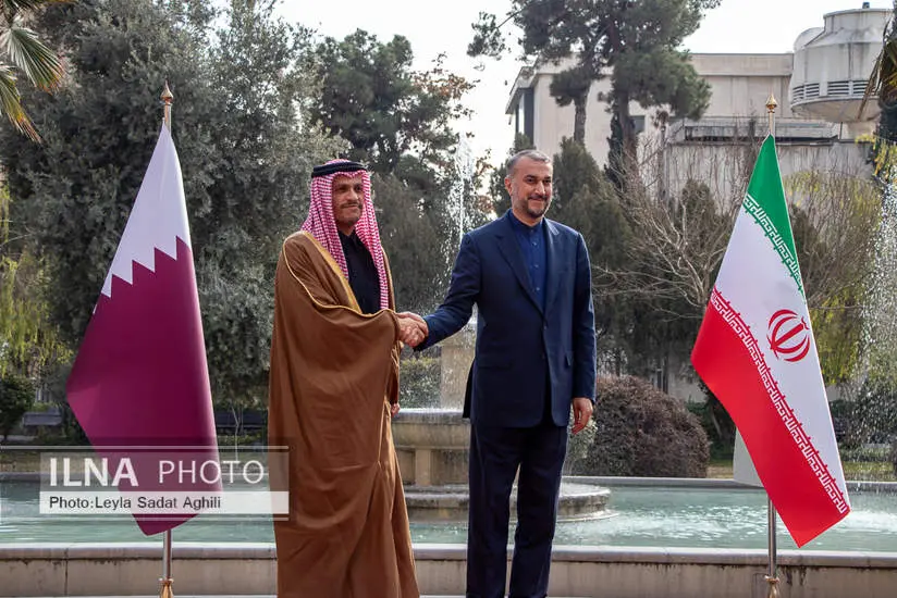  دیدار وزرای امور خارجه ایران و قطر
