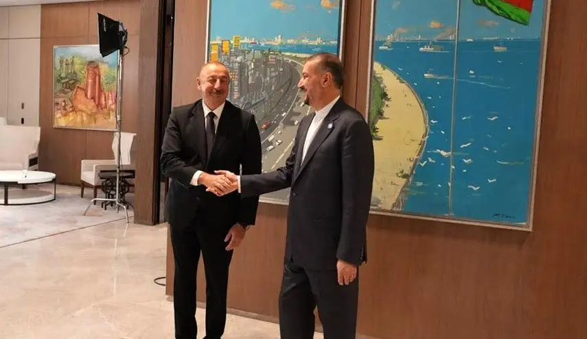 وزیرالخارجیة یصف لقاءه مع الرئیس الاذربیجانی بانه کان مثمرا