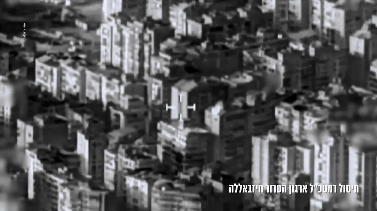 تصاویر ارتش اسرائیل از لحظه ترور هیثم علی طباطبایی فرمانده نظامی حزب الله 