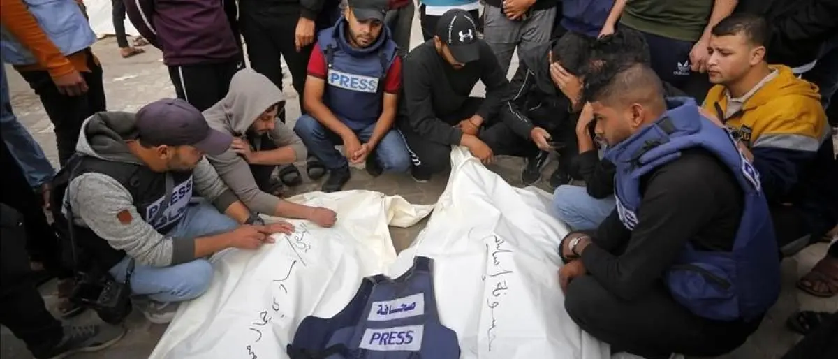 شمار خبرنگاران شهید در غزه به ۱۲۰ نفر رسید
