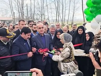 افتتاح پروژه‌ های عمرانی خمام با حضور معاون رئیس‌ جمهور