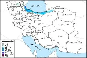 پرباران‌ترین حوضه‌ کشور در هفته اول مهرماه جاری کجاست؟