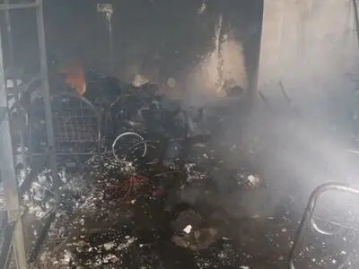 مصدومیت دو کارگر در حادثه آتش‌سوزی یک کارگاه در مشهد