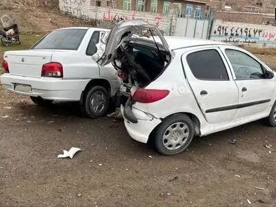 ۱۱ مصدوم بر اثر تصادف ۳ خودرو در آق_قلا