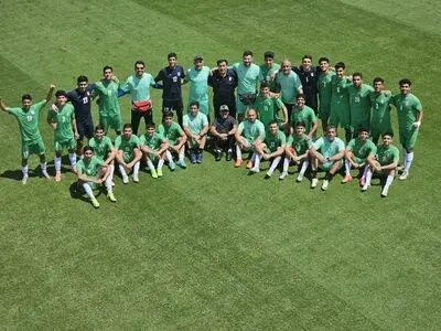 برگزاری اولین تمرین نوجوانان در محل جدید با شعار "تا پای جان برای ایران"