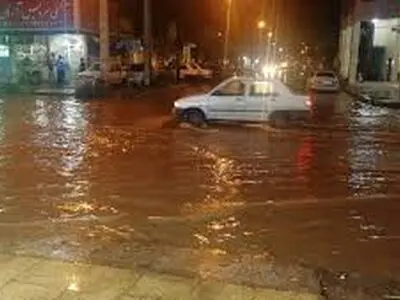 ادامه سریال آب‌گرفتگی خیابان‌ها و منازل اهواز در کمتر از ۱۲ ساعت بارش