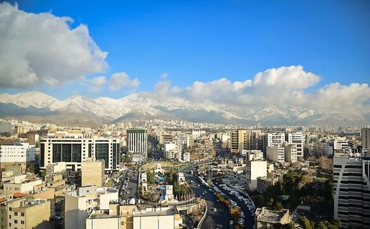 آسمان تهران صاف تا قسمتی ابری طی ۵ روز آتی