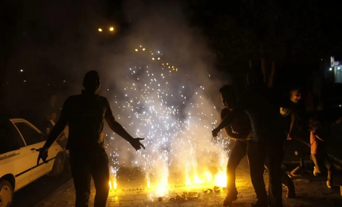 ۵۴ مصدوم در حوادث چهارشنبه‌سوری کرمانشاه