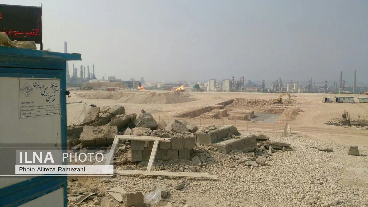 مصدومیت 4  کارگر براثر آتش سوزی در پارس جنوبی