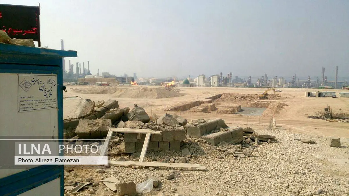 مصدومیت 4 کارگر براثر آتش سوزی در پارس جنوبی
