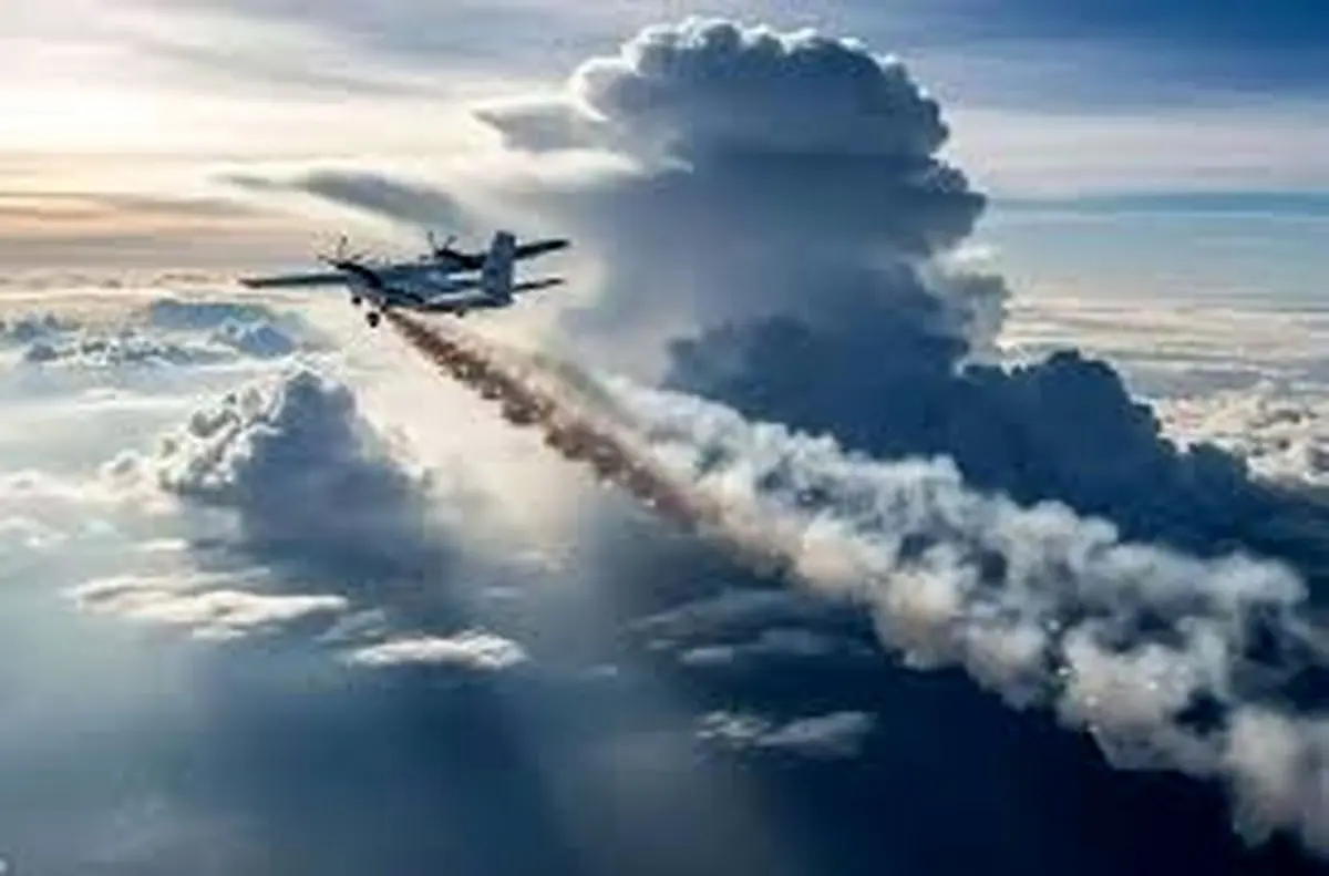 نمایی از چگونگی پرواز برای بارورسازی ابرها + فیلم