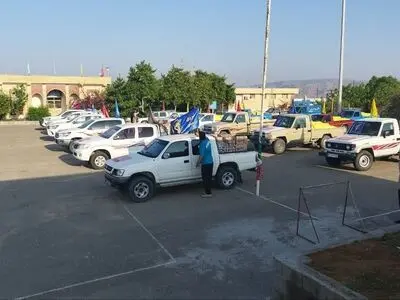 توزیع سومین محموله کمک‌رسانی نیروی زمینی سپاه درمیان سیل زدگان جنوب سیستان و بلوچستان