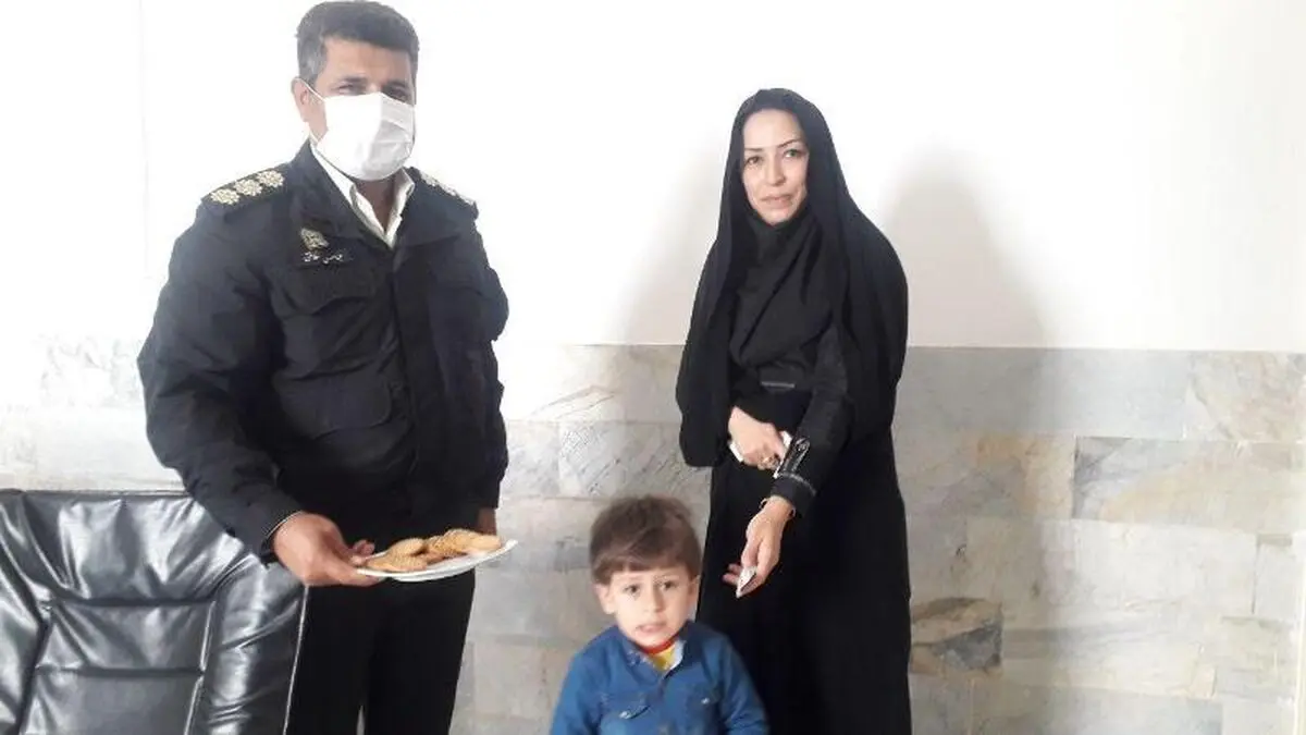 پیدا شدن کودک 4 ساله در بردسکن بواسطه فضای مجازی