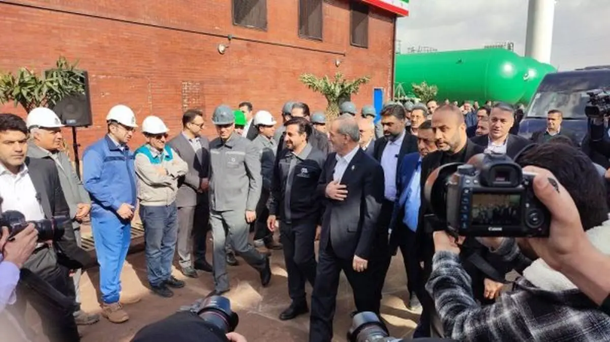 پزشکیان کارخانه احیا مستقیم مگامدول طوبی را افتتاح کرد