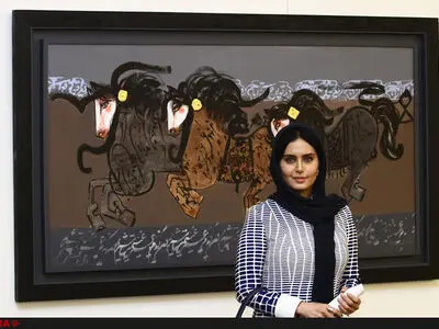 سخنان الناز شاکردوست در حراج تهران