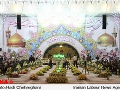 گزارش تصویری / آیین خطبه خوانی و گلباران حرم حضرت معصومه(س)