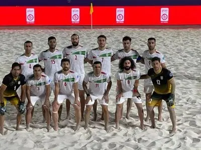  تیم ملی فوتبال ساحلی ایران وارد مسقط شد 