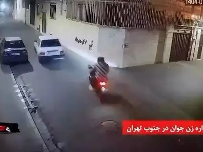 سرقت گوشواره زن جوان در محله شوش تهران + فیلم