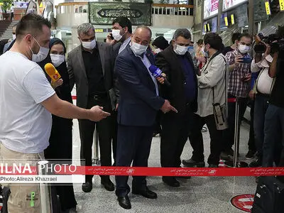 بازدید رئیس سازمان هواپیمایی کشور از هواپیماها و ترمینال های فرودگاه مهرآباد