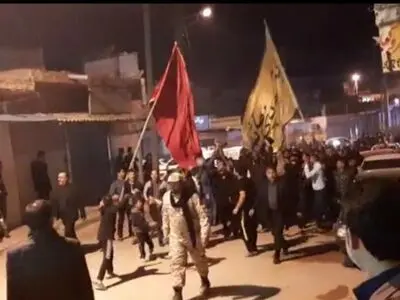 فیلم عزاداری عشایر حمیدیه در سوگ سردار شهید قاسم سلیمانی