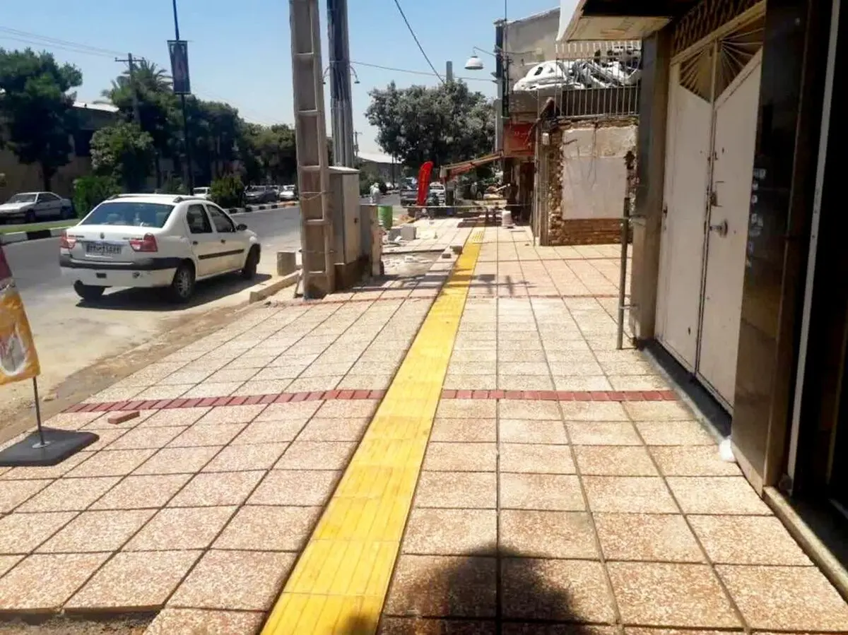 ۱۰۰ هزار مترمربع پیاده‌رو در شیراز بهسازی شد