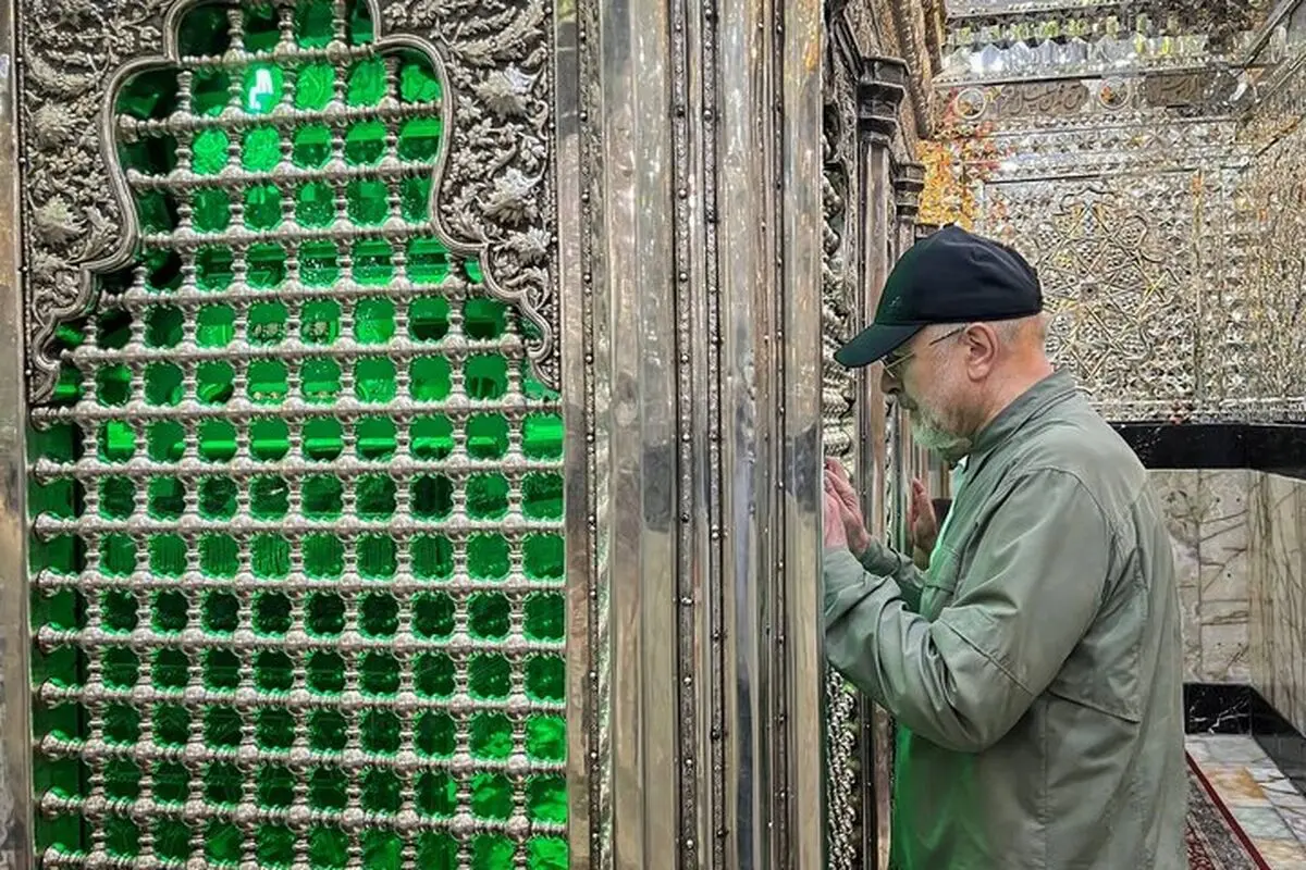 حضور رئیس مجلس در حرم حضرت عبدالعظیم حسنی (ع) 