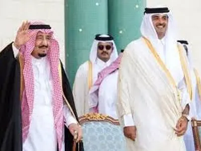 دعوت پادشاه سعودی از امیر قطر برای شرکت در نشست ریاض

