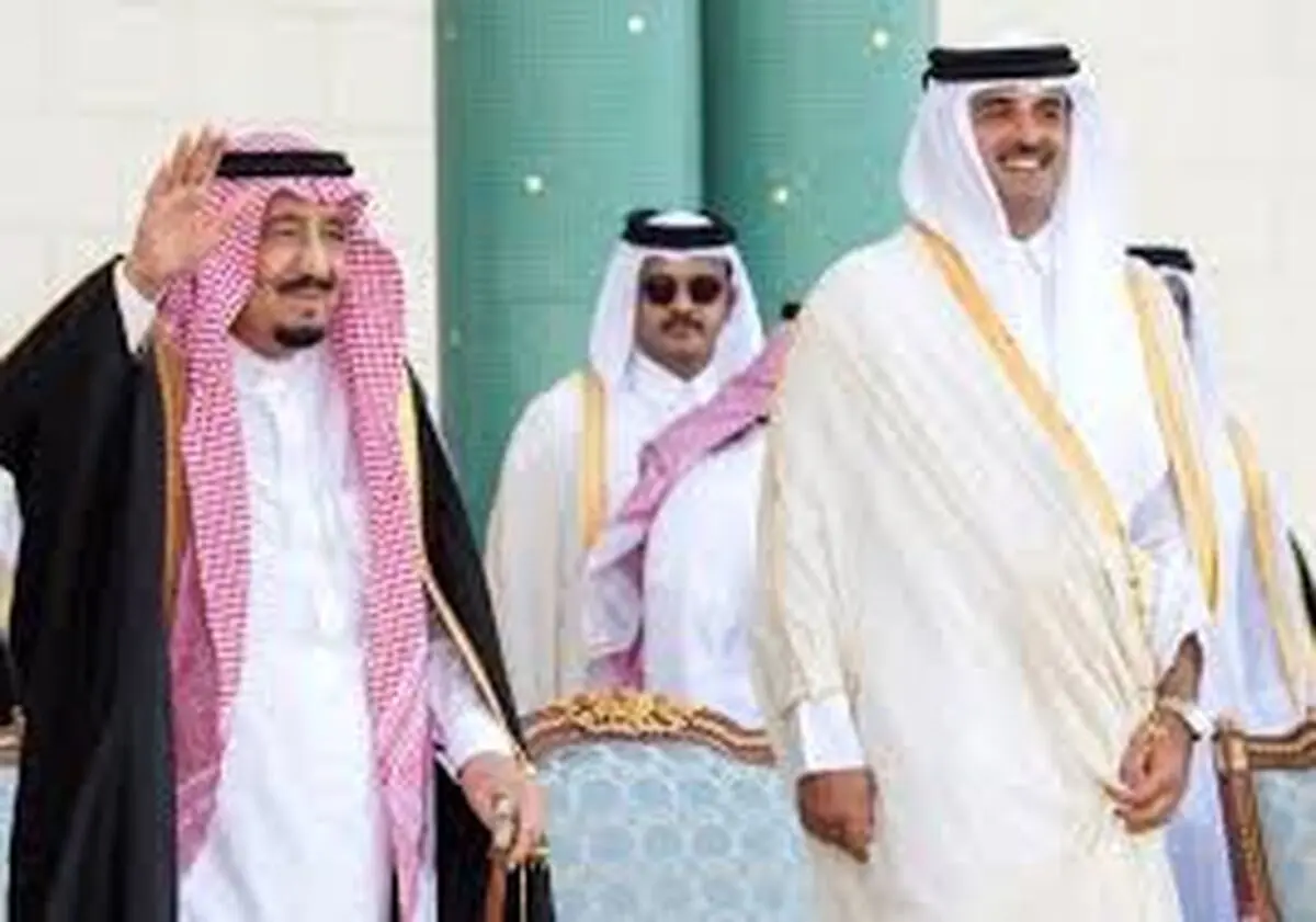 دعوت پادشاه سعودی از امیر قطر برای شرکت در نشست ریاض

